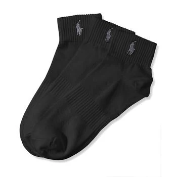 推荐Ralph Lauren Men's Socks, Athletic Quarter 3 Pack商品