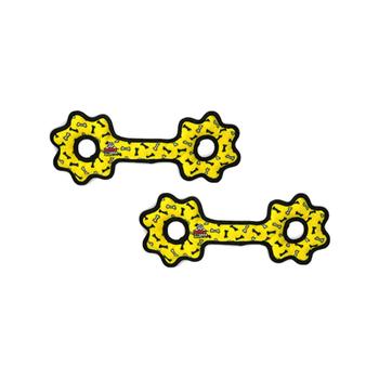 商品Tuffy | Ultimate Tug-O-Gear Yellow Bone, 2-Pack Dog Toys,商家Macy's,价格¥244图片
