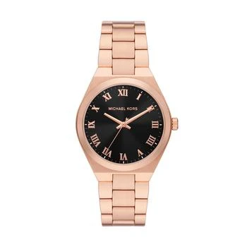 Michael Kors | MK7392 - Lennox Three-Hand Rose Gold-Tone Stainless Steel Watch 7.1折, 独家减免邮费