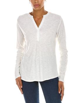Vince Camuto经典款, Vince Camuto | Vince Camuto Y-Neck Henley T-Shirt商品图片 3.2折