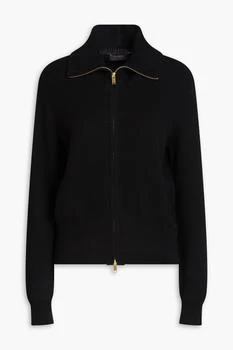 N.PEAL | Ribbed wool and cashmere-blend zip-up sweater 6折×额外8折x额外9.5折, 额外八折, 额外九五折