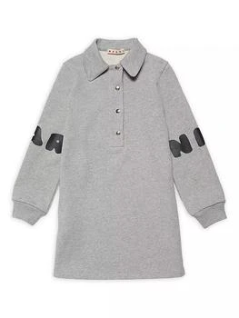 Marni | Little Girl's & Girl's Polo Sweatshirt Dress 