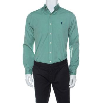 拉夫劳伦衬衫真假, [二手商品] Ralph Lauren | Ralph Lauren Green Cotton Buttoned Shirt S商品图片 5.5折
