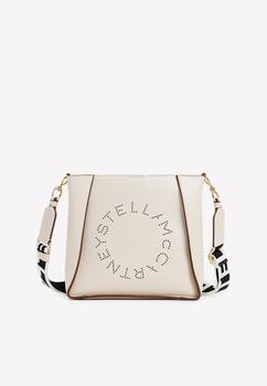 Stella McCartney | Perforated Logo Crossbody Bag in Faux Leather商品图片,