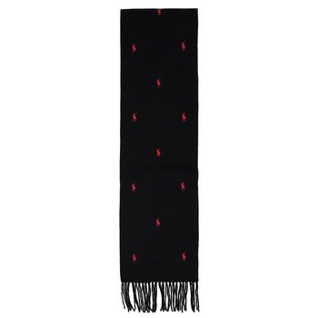 拉夫劳伦帽子多少钱, Ralph Lauren | Men's Embroidered Pony Scarf商品图片 