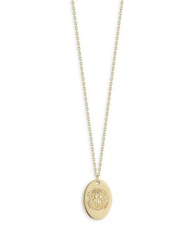 商品14K Yellow Gold Lion Pendant Necklace, 16" - 100% Exclusive图片