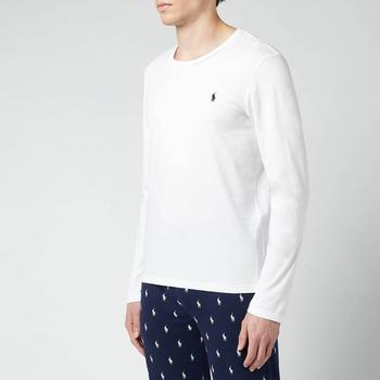 推荐Polo Ralph Lauren Men's Liquid Cotton Long Sleeve T-Shirt - White商品