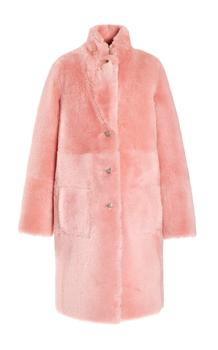 推荐Joseph - Women's Britanny Reversible Shearling Coat - Pink - FR 34 - Moda Operandi商品