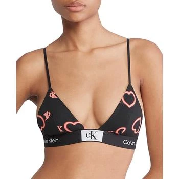 Calvin Klein | Women's 1996 Cotton Valentines Unlined Triangle Bralette QF7478 独家减免邮费