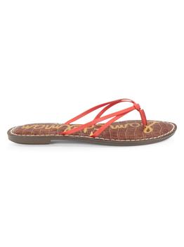 美国sam edelman拖鞋, Sam Edelman | Gerianne Leather Flip Flops商品图片 4.9折