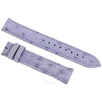 Hadley Roma | Agate Grey Ostrich 186 MM Strap,商家Jomashop,价格¥112