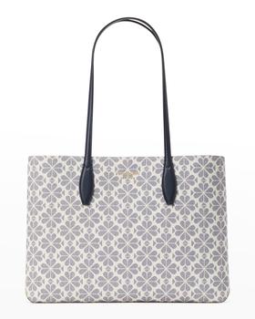 kate spade tote单肩包, Kate Spade | spade flower coated canvas large tote bag商品图片 