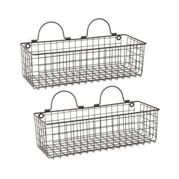 Design Imports | Wire Wall Basket Set 2 Medium,商家Macy's,价格¥382