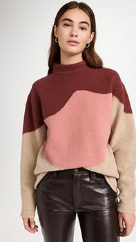 Theory | Brushed Intarsia Sweater商品图片,