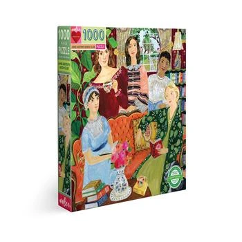 Eeboo | Piece and Love Jane Austen's Book Club Square Adult Jigsaw Puzzle, 1000 Pieces,商家Macy's,价格¥162
