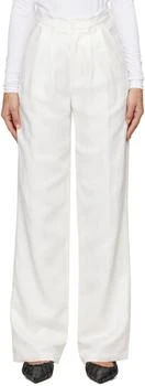 ANINE BING | White Carrie Trousers,商家Ssense US,价格¥1809