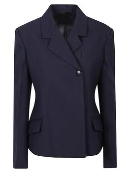 推荐FERRAGAMO - Wool Double-breasted Blazer Jacket商品