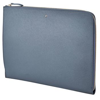 商品MontBlanc | Montblanc Sartorial Leather Portfolio - Denim Blue,商家Jomashop,价格¥3135图片