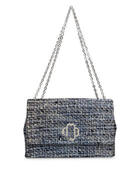 推荐Clover Tweed Shoulder Bag商品