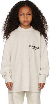 essentials长裤, Essentials | Kids Off-White Logo Long Sleeve T-Shirt商品图片 