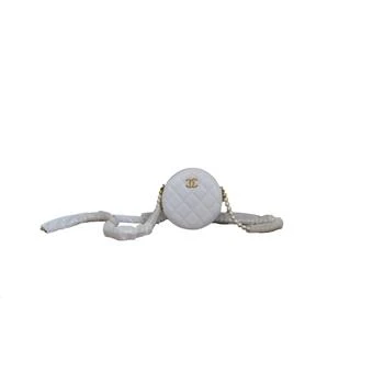 Chanel | Chanel Round Clutch with Pearl Chain White,商家NOBLEMARS,价格¥27863
