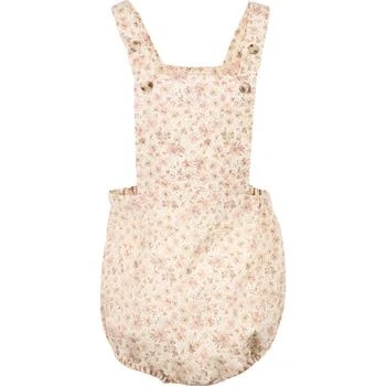 WHEAT | Flowers all over baby romper in eggshell,商家BAMBINIFASHION,价格¥261