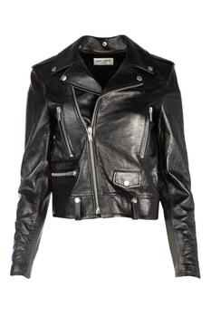 圣罗兰皮衣, Yves Saint Laurent | Saint Laurent Leather Biker Jacket商品图片 6.2折起