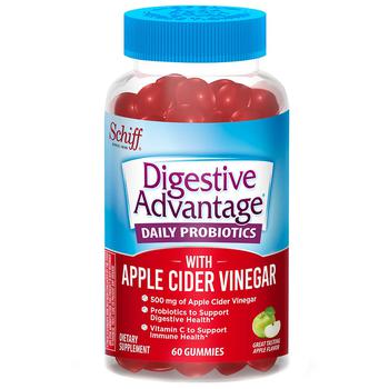 商品Digestive Advantage | Probiotic Gummies with Apple Cider Vinegar & Vitamin C,商家Walgreens,价格¥119图片