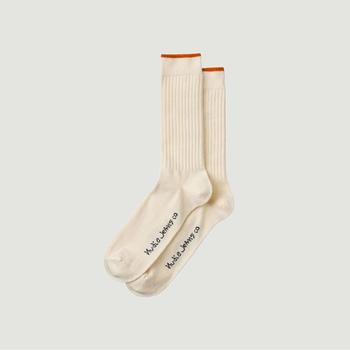 推荐Gunnarsson ribbed socks Offwhite Nudie Jeans商品