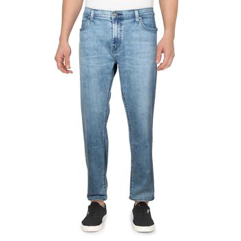 J Brand | J Brand Mens Kane Denim Light Wash Straight Leg Jeans商品图片,0.8折, 独家减免邮费