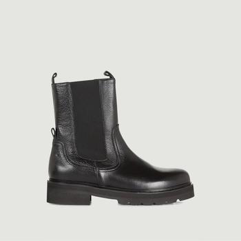 推荐Jonna boots in grained leather  Black Anaki商品