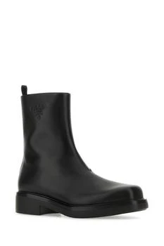 推荐Black leather ankle boots商品