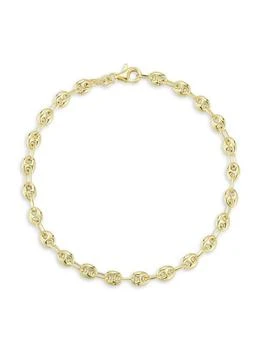 Saks Fifth Avenue | 14K Yellow Gold Puff Mariner Link Chain Bracelet,商家Saks OFF 5TH,价格¥4911