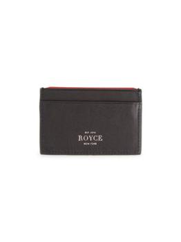 商品ROYCE New York | RFID Blocking Leather Card Holder,商家Saks OFF 5TH,价格¥254图片