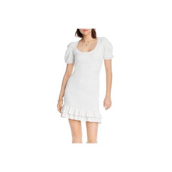 LINI Womens Rebecca Knit Ruffled Hem Casual Dress product img