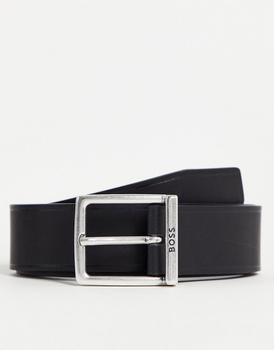 Hugo Boss | BOSS Rudy leather belt in black商品图片,额外9.5折, 额外九五折