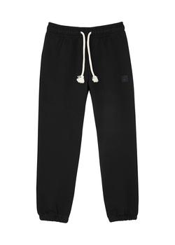艾克妮, Acne Studios | KIDS Black logo cotton sweatpants商品图片 4折