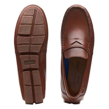 Clarks | Men's Markman Way Shoe In Dark Tan Leather 4.1折