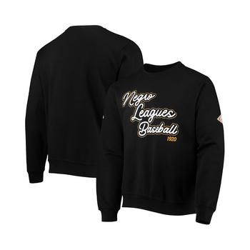 商品Stitches | Men's Black Negro League Baseball All-Over Print Logo Pullover Hoodie,商家Macy's,价格¥322图片