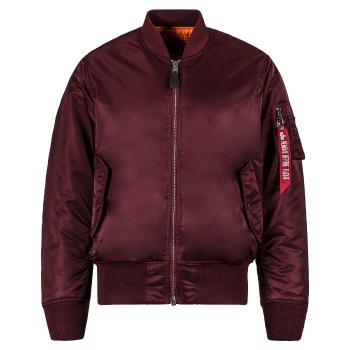 推荐ALPHA INDUSTRIES 男士红棕色尼龙飞行员夹克 MJM21000C1-MAROON商品