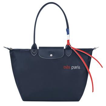 推荐Shopping bag L Le Pliage Très Paris Navy (L1899HBG006)商品
