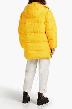 Ganni | Zip-detailed quilted shell hooded down jacket商品图片,4折