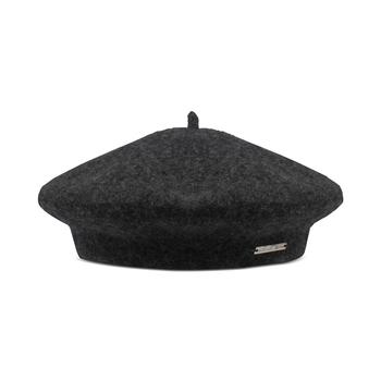 Michael Kors | Women's Bar Logo Felt Beret Hat商品图片,额外7折, 额外七折