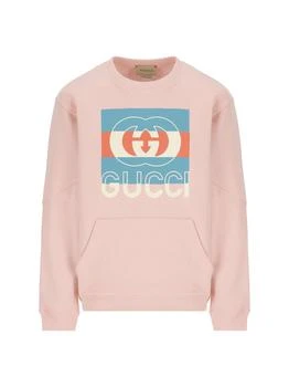 推荐Gucci Kids Logo Detailed Crewneck Sweatshirt商品