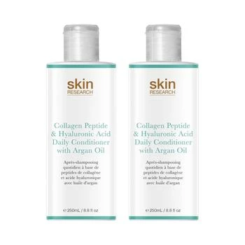 Skin Research | Collagen Peptide & Hyaluronic Acid Daily Conditioner with Argan Oil 250ml Twin Value Savings Pack,商家Premium Outlets,价格¥117