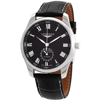 更多longines master, Longines | Master Automatic Moonphase Black Dial Mens Watch L2.919.4.51.7商品图片 6.4折