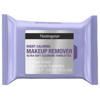 Neutrogena | Night Calming Facial Cleansing Wipes, Hypoallergenic,商家Walgreens,价格¥74
