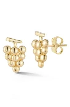 Ember Fine Jewelry | 14K Gold Grape Stud Earrings,商家Nordstrom Rack,价格¥1829