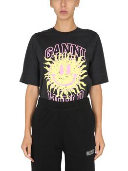 Ganni | CREWNECK T-SHIRT商品图片,9.7折