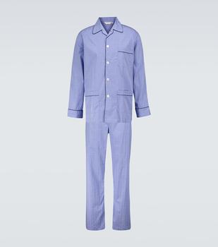 商品Derek Rose | Felsted 3 checked cotton pajama set,商家MyTheresa,价格¥1651图片